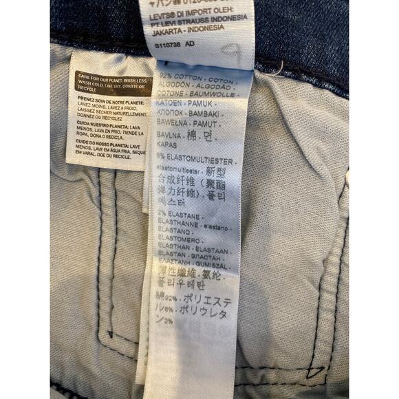 Levi’s 502 Tapered Leg Dark Blue Men’s Denim Jeans NWT 44 x 30 Big Tall Stretch - Picture 9 of 16